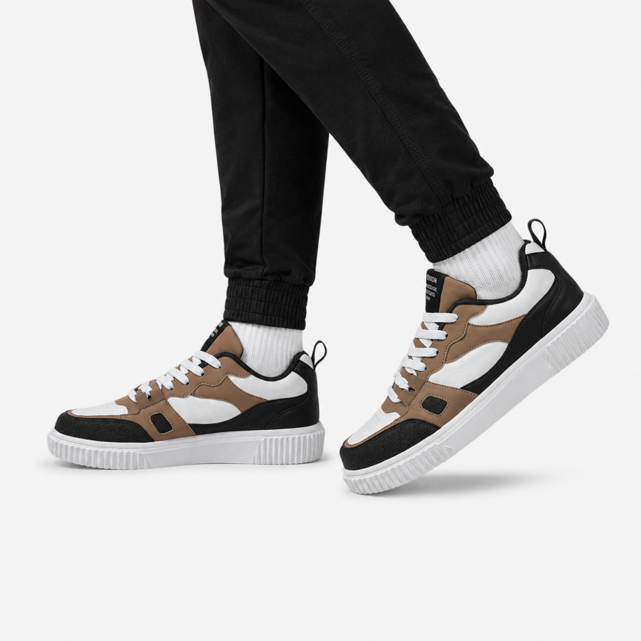 Oldevaine | Men's Casual Lace Up Low Top Skate Trainers