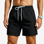 Oldevaine | Men's Drawstring Swim Shorts with Pockets