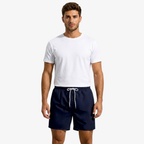 Oldevaine | Men's Drawstring Swim Shorts with Pockets