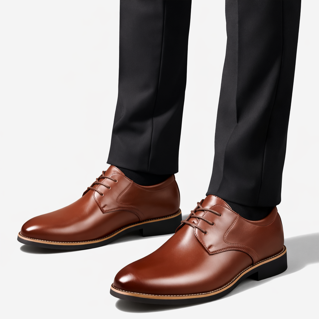 Oldevaine | Men’s Leather Derby Shoes Classic Lace-Up