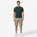 Oldevaine | Men's Multi-Pocket Cargo Shorts with Drawstring Waist