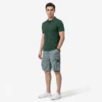 Oldevaine | Men's Multi-Pocket Cargo Shorts with Drawstring Waist
