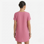 Oldevaine | Two Piece Short Sleeve Layered Top and Shorts Lounge Set