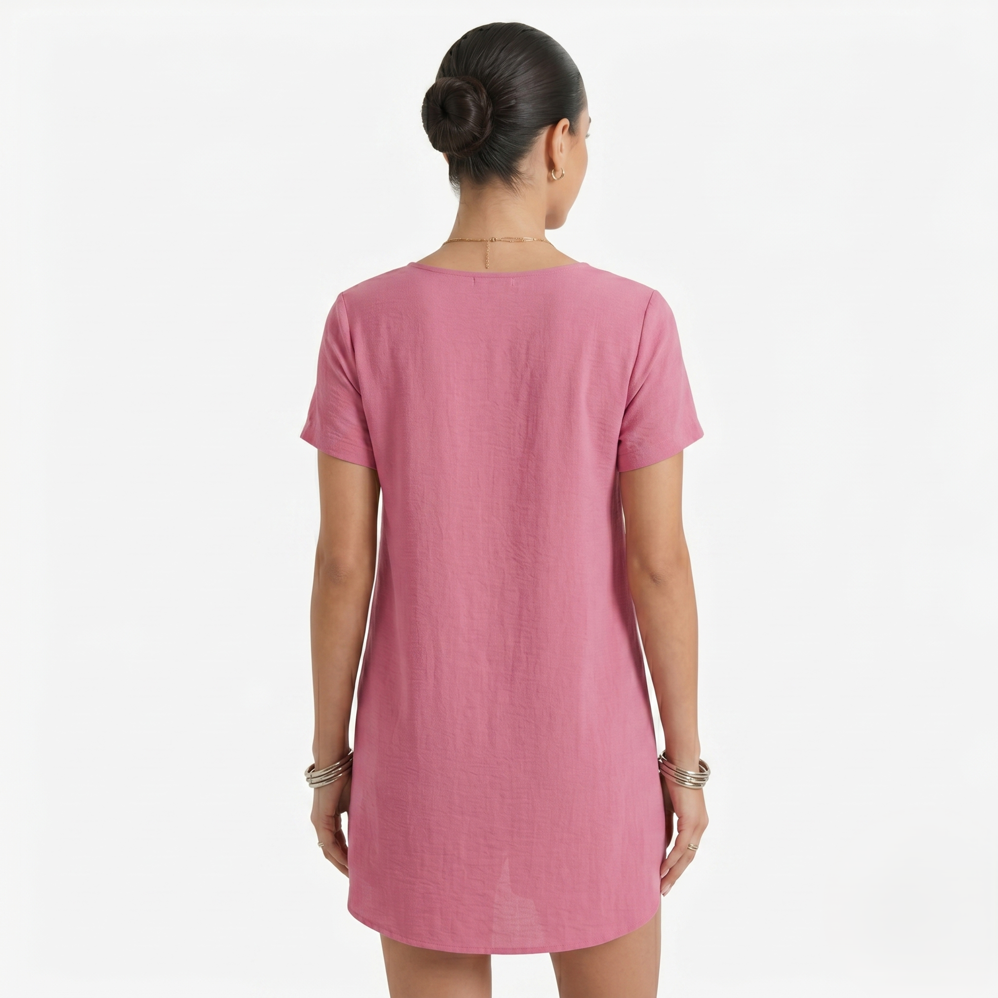 Oldevaine | Two Piece Short Sleeve Layered Top and Shorts Lounge Set