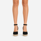 Oldevaine | Women's Ankle Strap Espadrille Wedge Heels