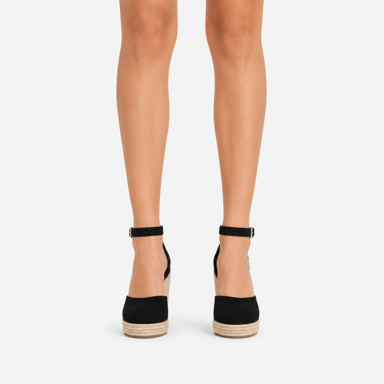 Oldevaine | Women's Ankle Strap Espadrille Wedge Heels