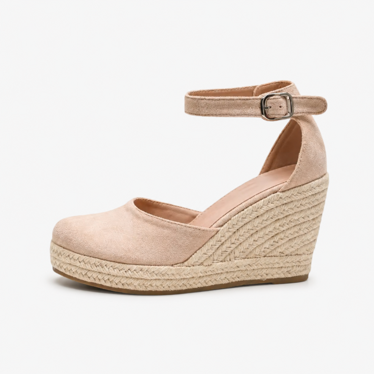Oldevaine | Women's Ankle Strap Espadrille Wedge Heels