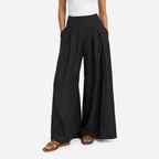 Oldevaine | Women's High Waist Wide Leg Palazzo Trousers