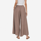Oldevaine | Women's High Waist Wide Leg Palazzo Trousers