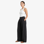 Oldevaine | Women's High Waist Wide Leg Palazzo Trousers