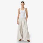 Oldevaine | Women's High Waist Wide Leg Palazzo Trousers