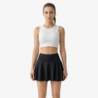 Oldevaine | Women's High Waisted Active Mini Skirt with Pocket