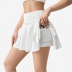 Oldevaine | Women's High Waisted Active Mini Skirt with Pocket