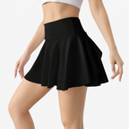 Oldevaine | Women's High Waisted Active Mini Skirt with Pocket