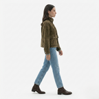Oldevaine | Cropped Biker Jacket Casual Fit