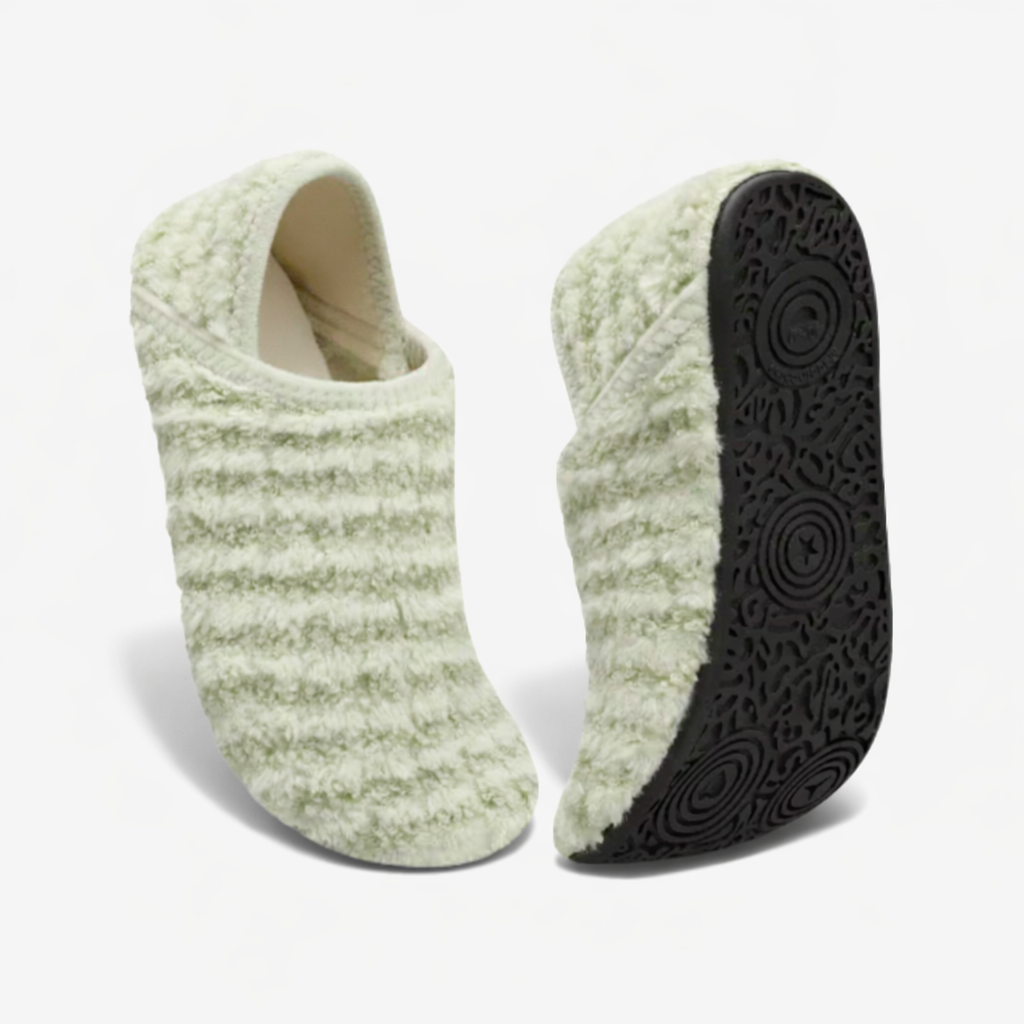 Oldevaine | Women’s Plush Slip-On House Slippers Closed Toe
