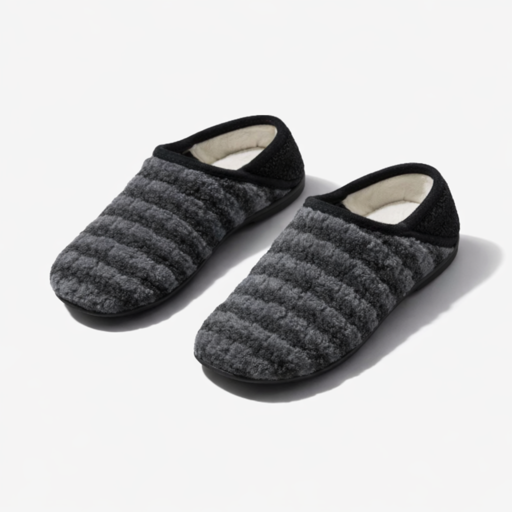 Oldevaine | Women’s Plush Slip-On House Slippers Closed Toe