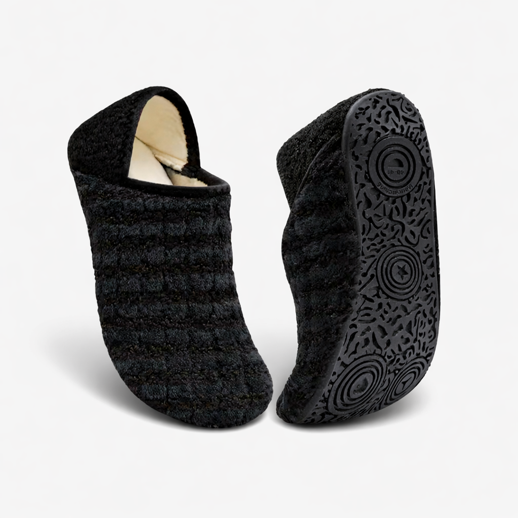 Oldevaine | Women’s Plush Slip-On House Slippers Closed Toe