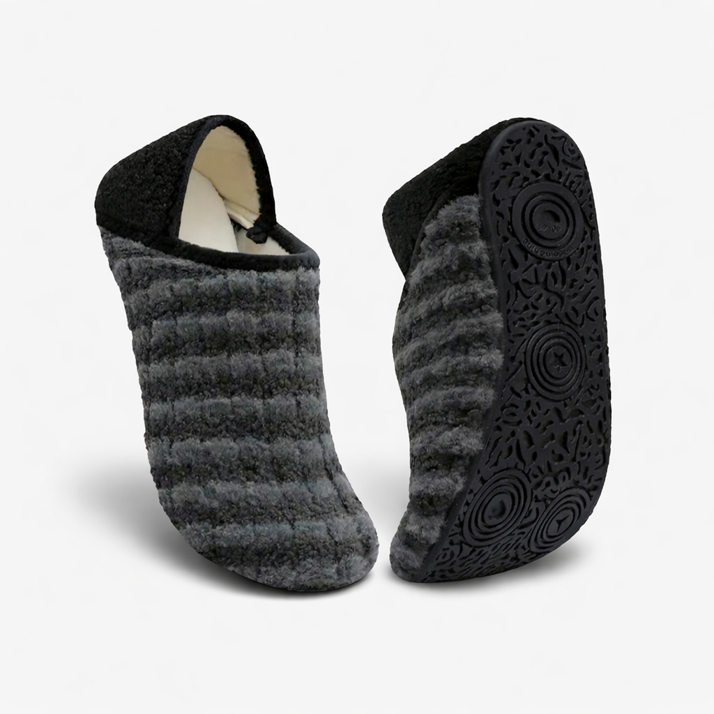 Oldevaine | Women’s Plush Slip-On House Slippers Closed Toe