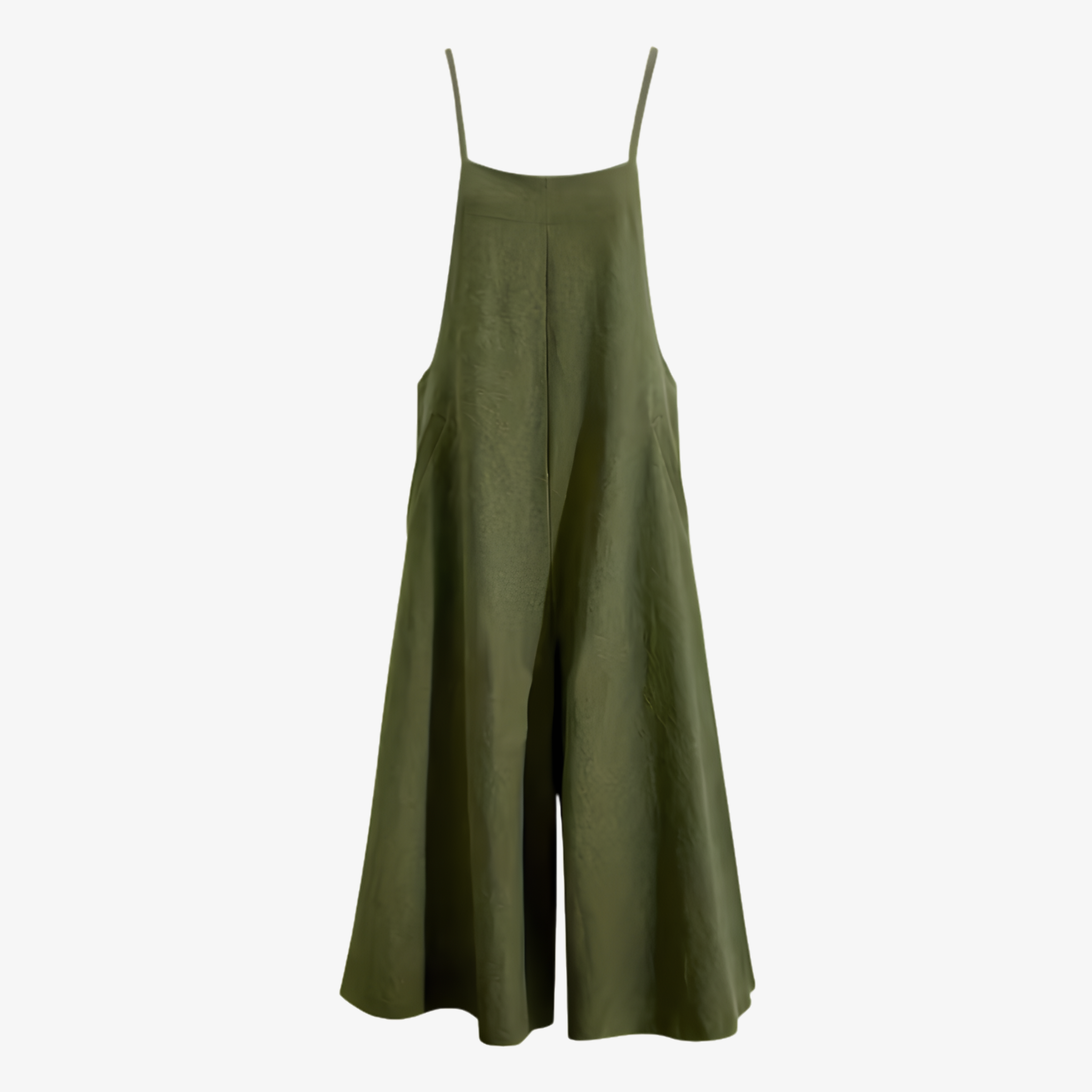 Oldevaine | Women's Sleeveless Wide Leg Casual Jumpsuit with Spaghetti Straps