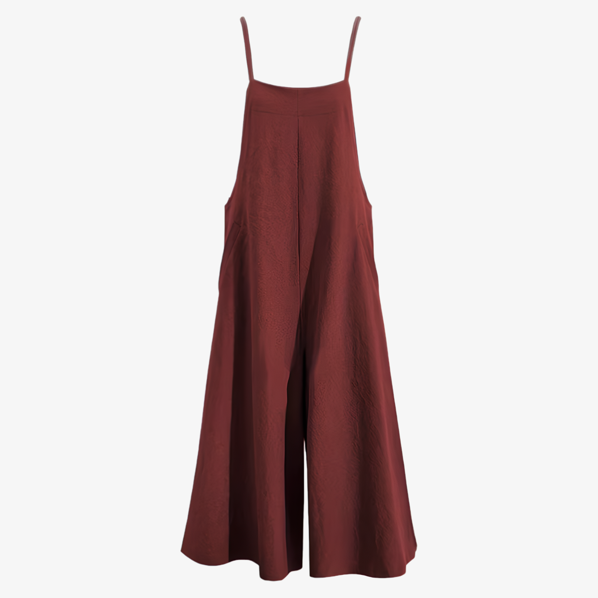 Oldevaine | Women's Sleeveless Wide Leg Casual Jumpsuit with Spaghetti Straps