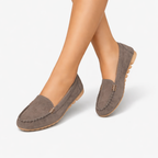 Oldevaine | Women’s Slip-On Loafers Round Toe Casual Flat Shoes