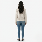 Oldevaine | Women's Zip Up Utility Jacket Stand Collar