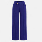 Oldevaine | Asymmetrical High-Waisted Pants – Sculpted Elegance