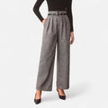 Oldevaine | High-Waisted Grey Pants – Structured Elegance