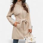Oldevaine | Women’s Mid-Length Trench – Contemporary Elegance and Clean Lines
