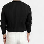 Oldevaine | Polo Collar Sweater – Casual Elegance