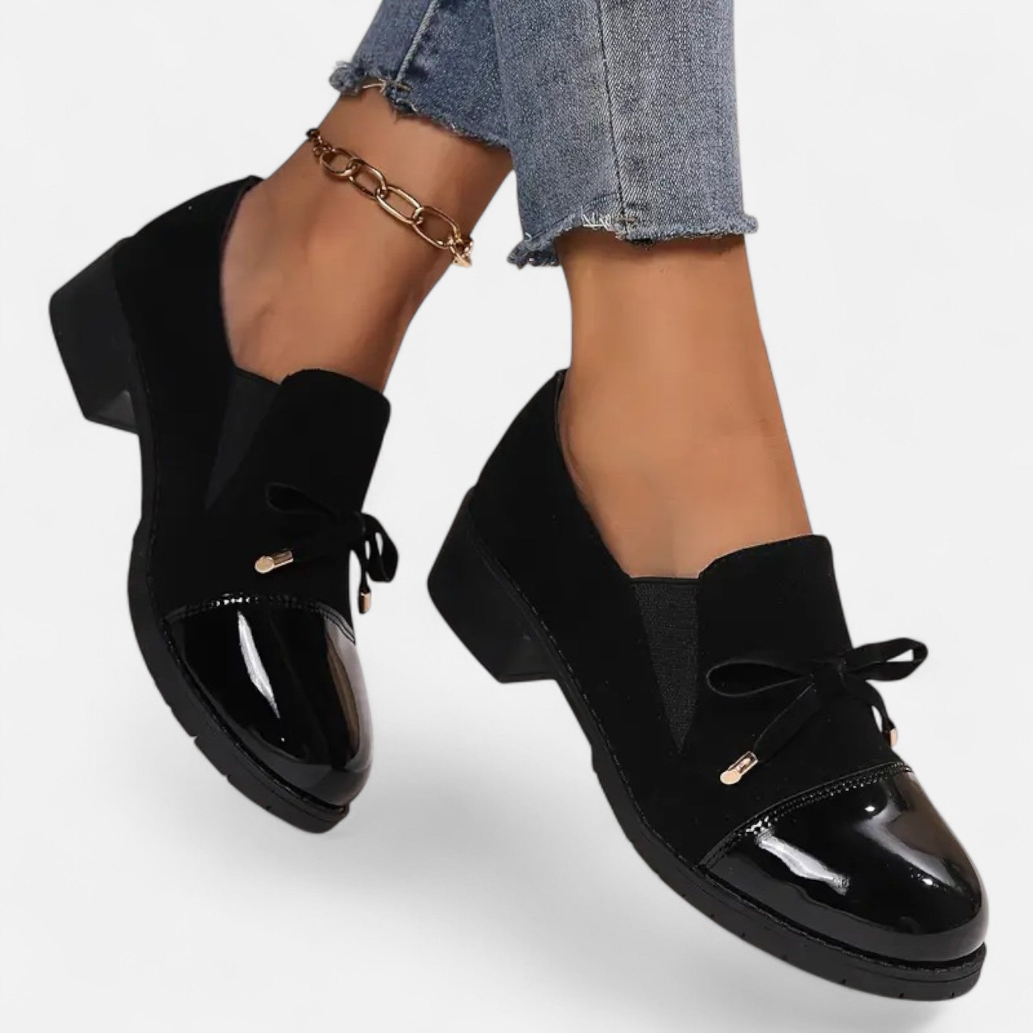 Oldevaine | Women’s Bow Loafers – Casual Elegance
