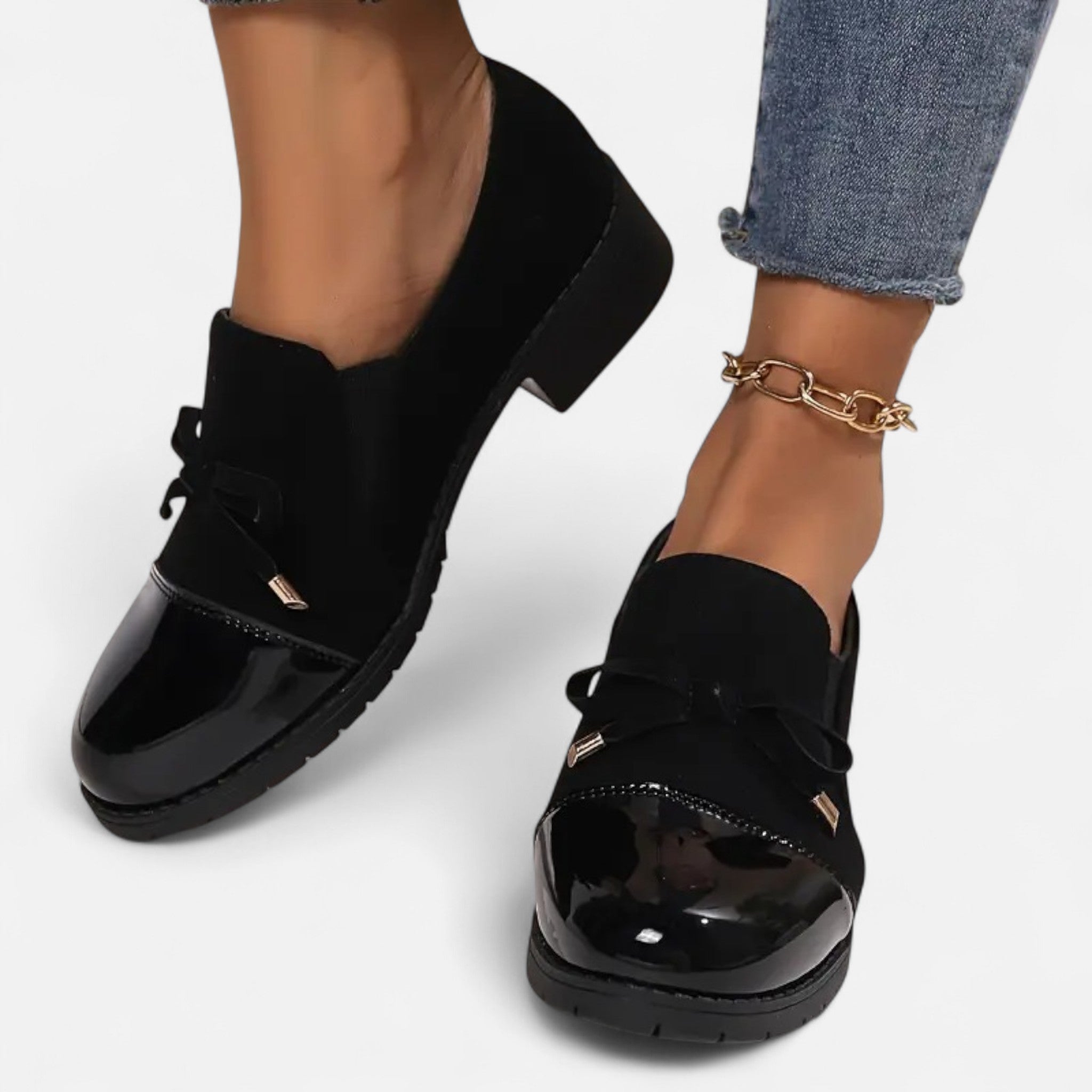 Oldevaine | Women’s Bow Loafers – Casual Elegance