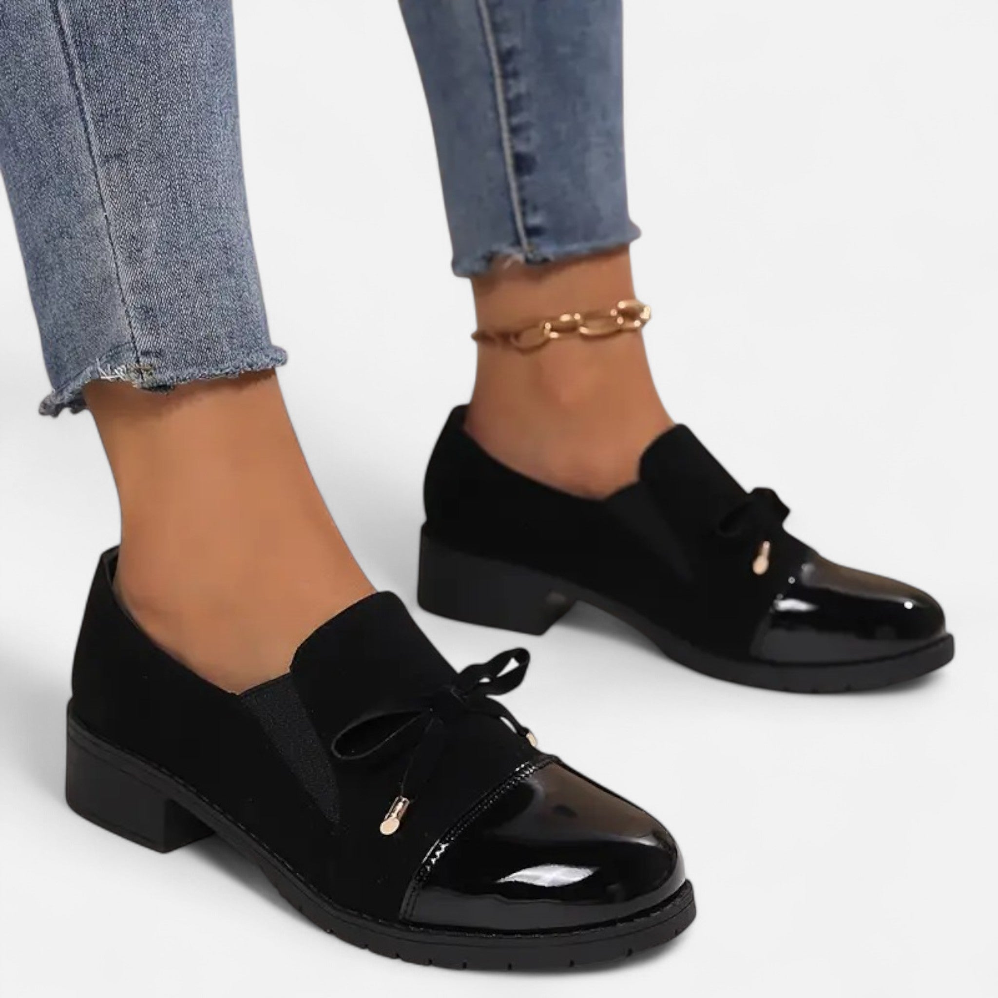 Oldevaine | Women’s Bow Loafers – Casual Elegance