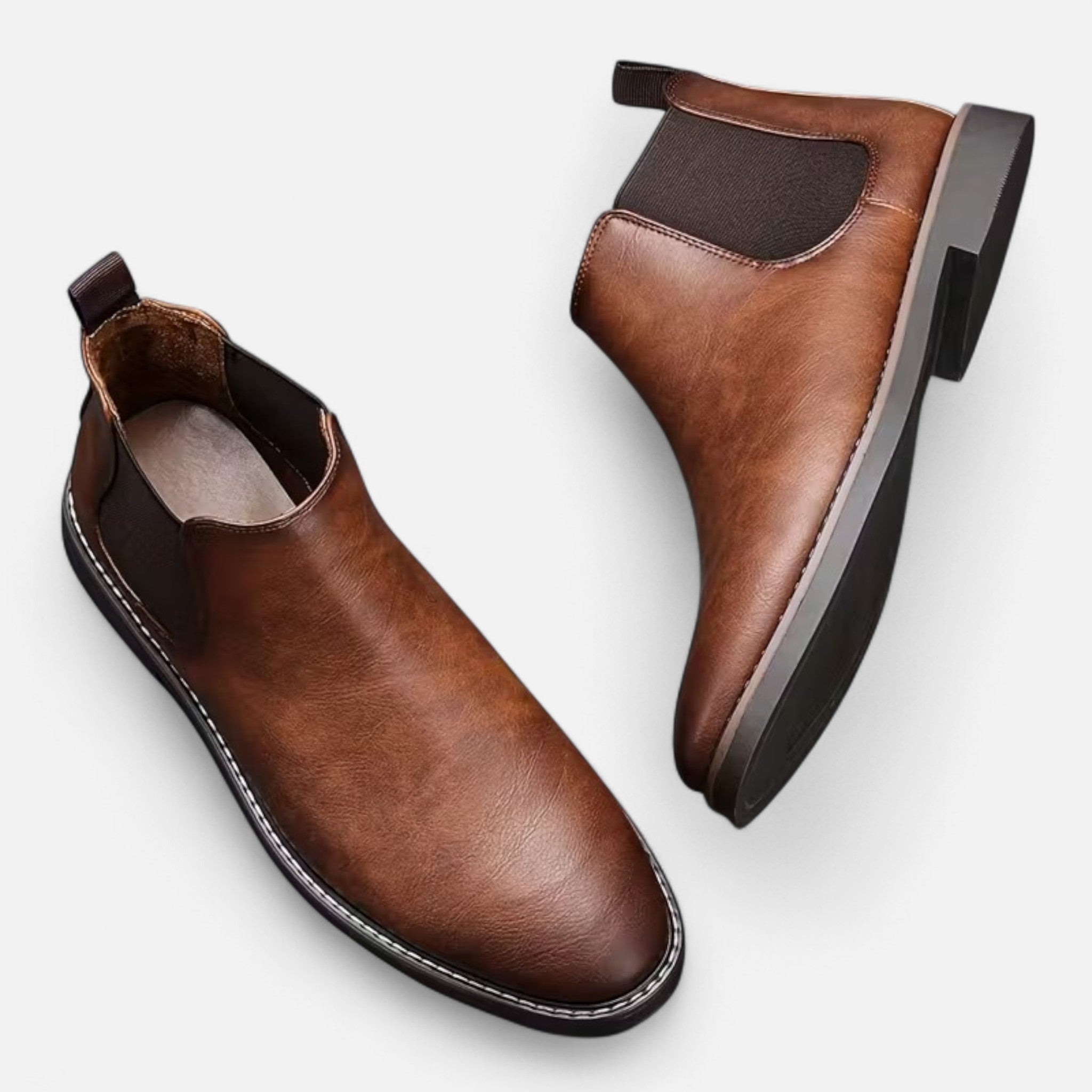 Oldevaine | Two-Tone Ankle Boots – Vintage Heritage