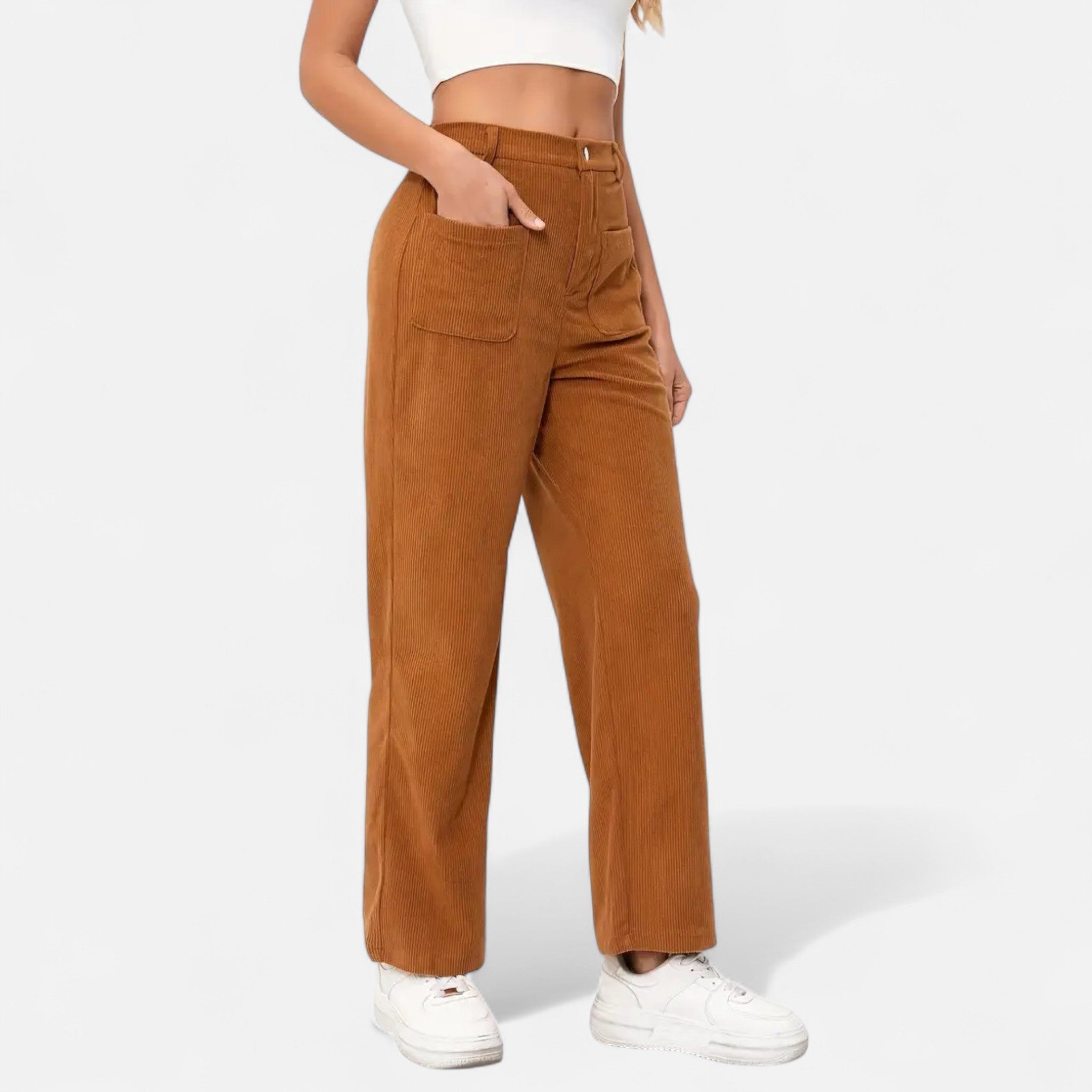 Oldevaine | Straight-Leg Corduroy Pants – Timeless Elegance