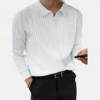 Oldevaine | Polo Collar Sweater – Casual Elegance