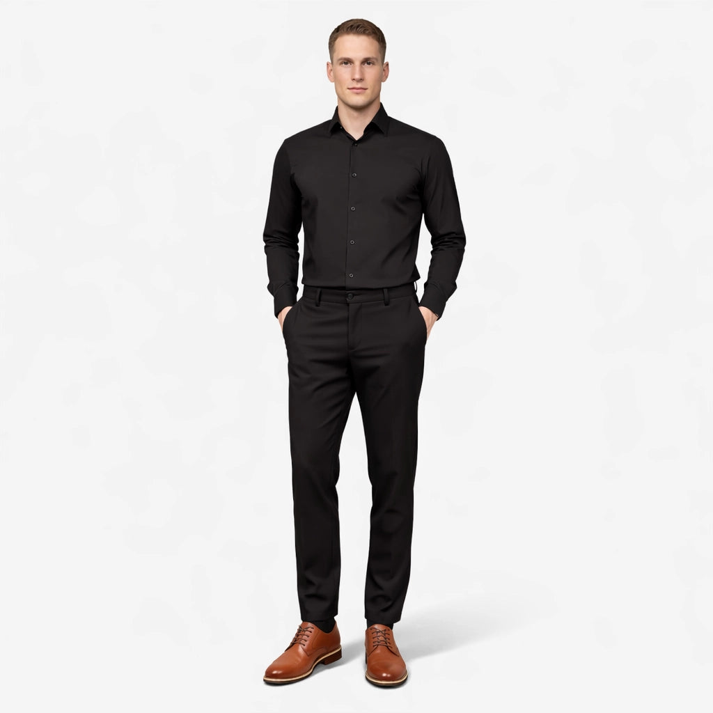 Oldevaine | Men’s Leather Derby Shoes Classic Lace-Up - optimize