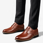 Oldevaine | Men’s Leather Derby Shoes Classic Lace-Up - optimize