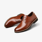 Oldevaine | Men’s Leather Derby Shoes Classic Lace-Up - optimize