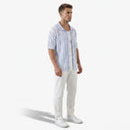 Oldevaine | Men's Cotton Striped Polo Shirt Knitted - optimize
