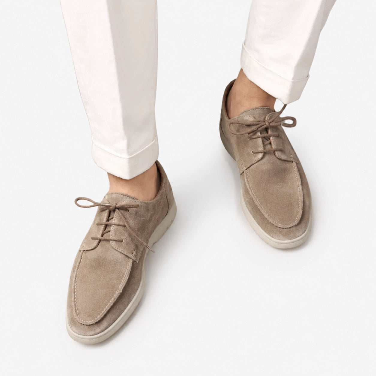 Oldevaine | Men's Suede Lace-Up Casual Shoes - optimize