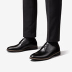 Oldevaine | Men’s Leather Derby Shoes Classic Lace-Up - optimize