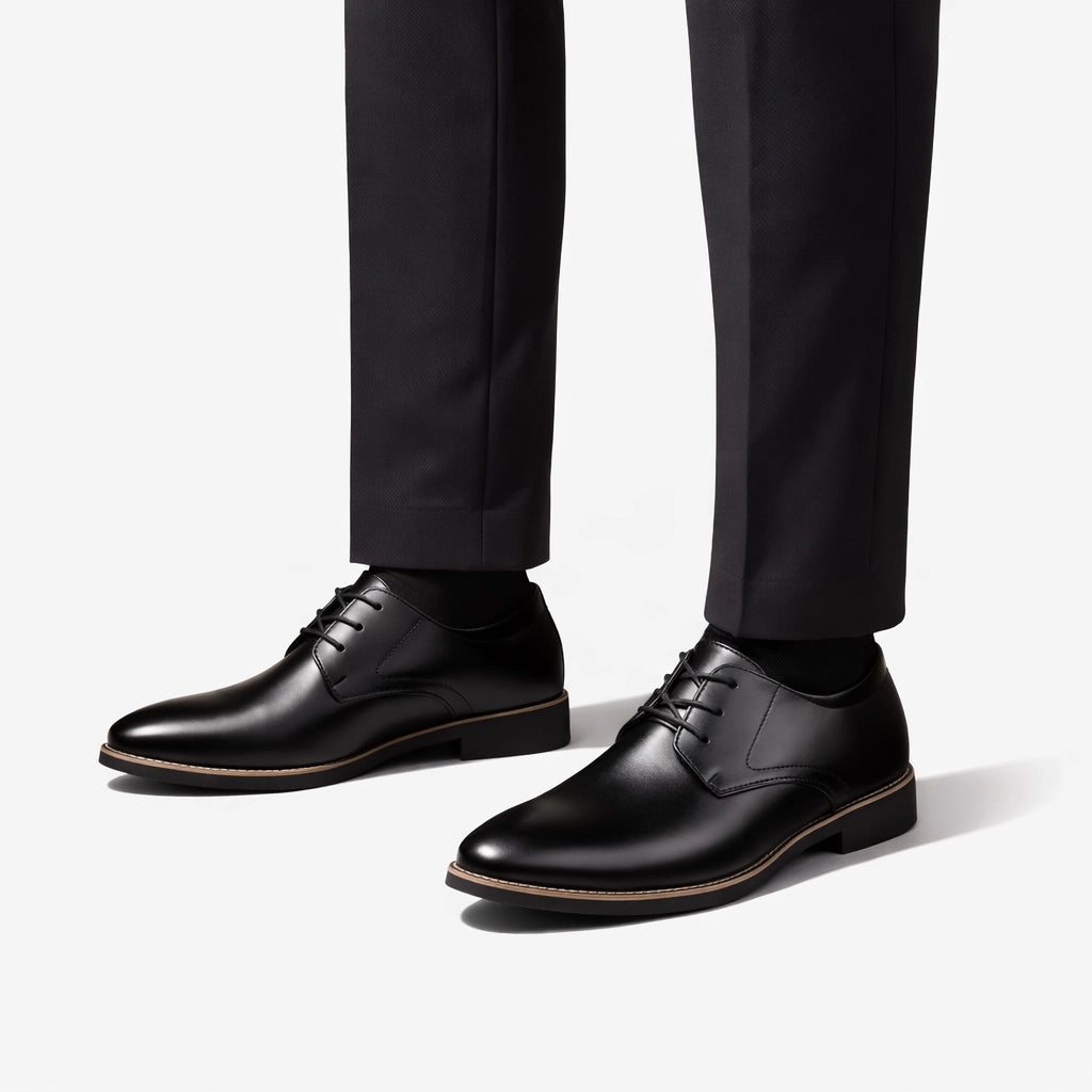 Oldevaine | Men’s Leather Derby Shoes Classic Lace-Up - optimize