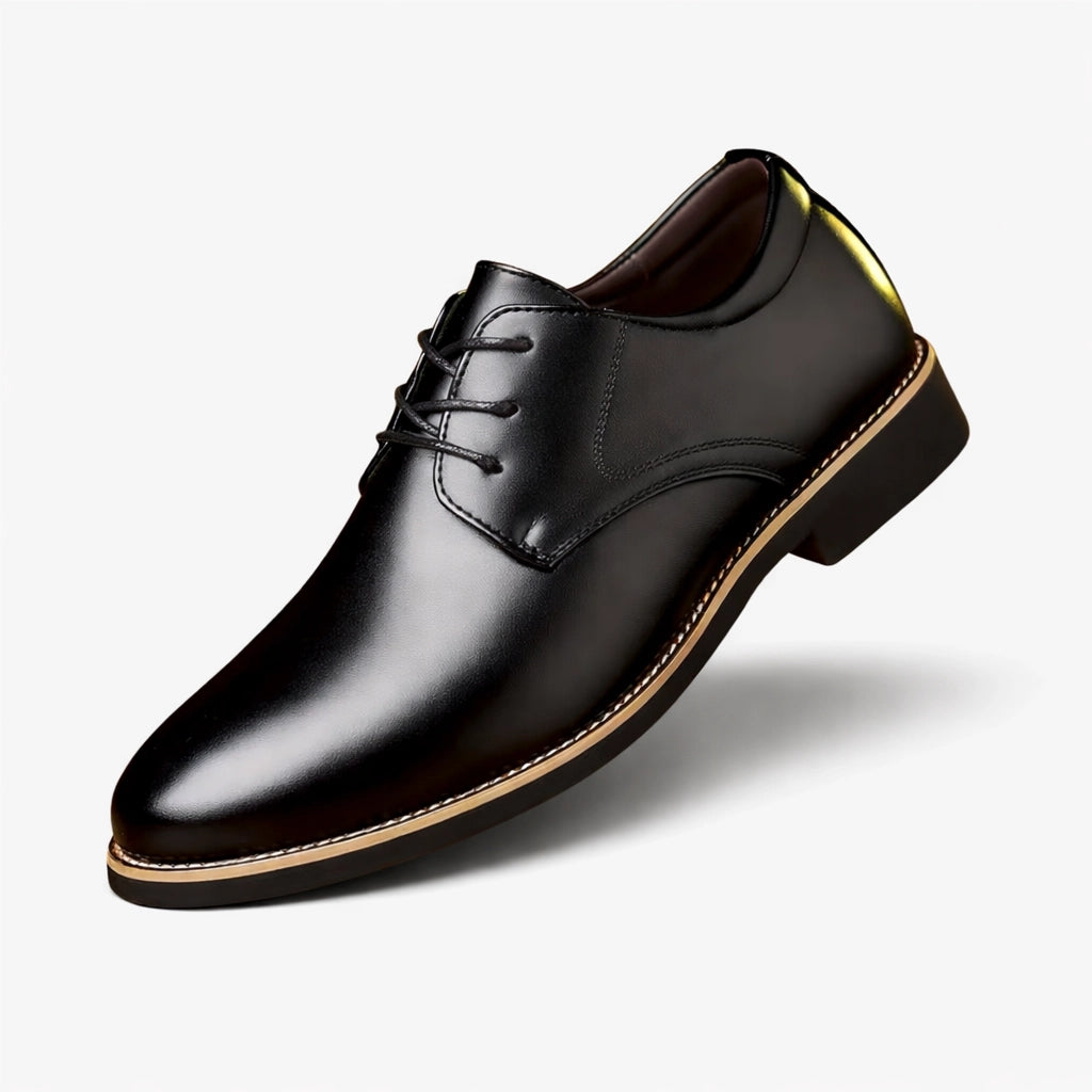 Oldevaine | Men’s Leather Derby Shoes Classic Lace-Up - optimize