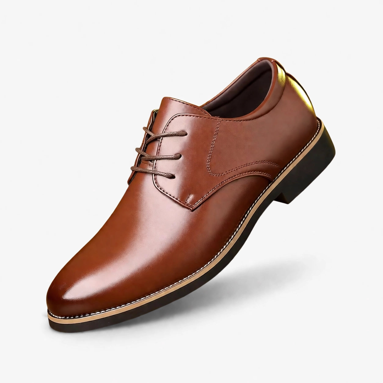 Oldevaine | Men’s Leather Derby Shoes Classic Lace-Up - optimize