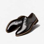 Oldevaine | Men’s Leather Derby Shoes Classic Lace-Up - optimize