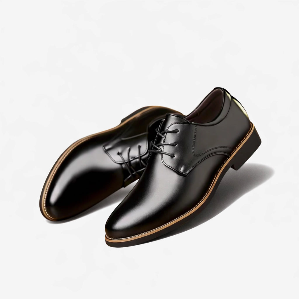 Oldevaine | Men’s Leather Derby Shoes Classic Lace-Up - optimize