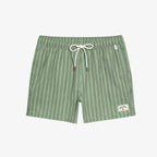 Oldevaine | Men's Striped Swim Shorts with Drawstring and Pockets - optimize