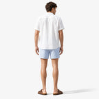 Oldevaine | Men's Striped Swim Shorts with Drawstring and Pockets - optimize